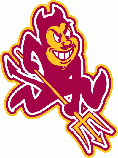 Arizona State Sun Devils 1980-2010 Primary Logo vinyl decal